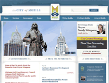 Tablet Screenshot of cityofmobile.org